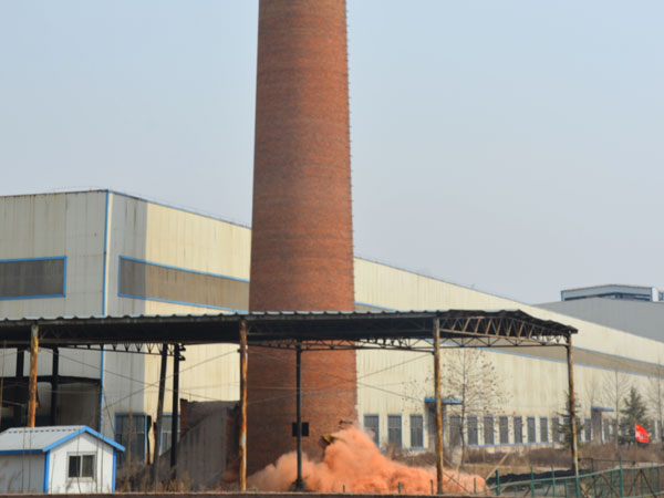 萬榮(70米)煙囪爆破工程